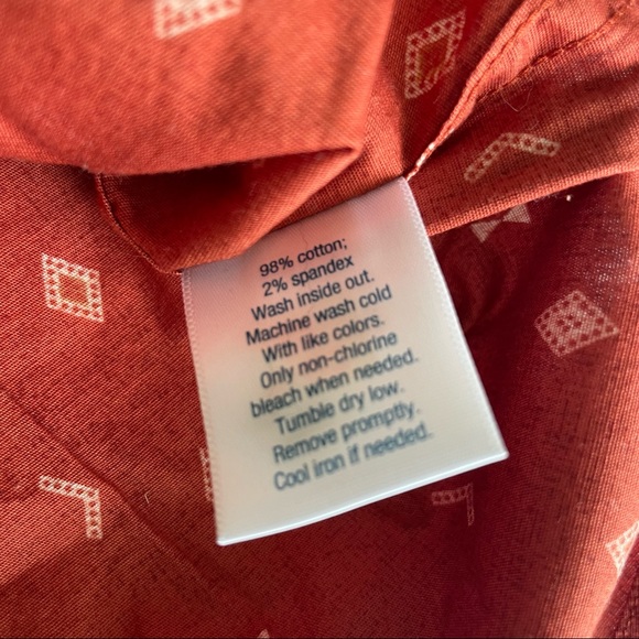 Men Short Sleeve Button Down Shirt Size Large - Picture 5 of 5